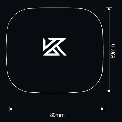 KZ AE01 Charging box size