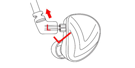 KZ Earphones Wire Pluggin Schematic