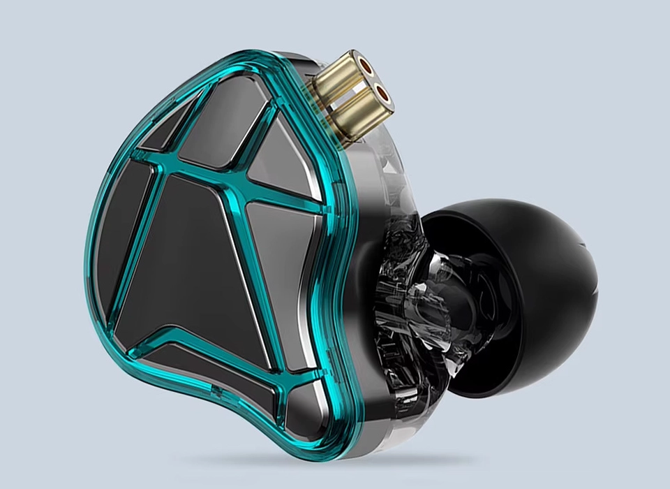 KZ Axas earphone shell close-up