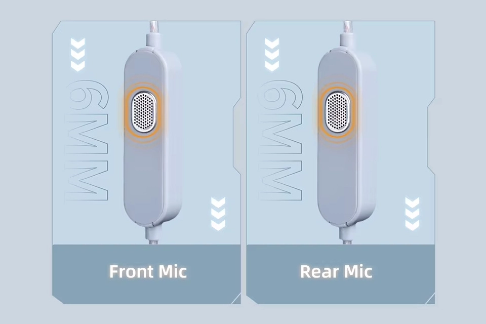 KZ Axas dual microphone design