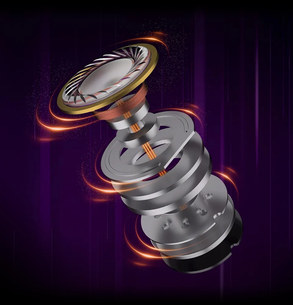 KZ Axas gaming earbuds driver