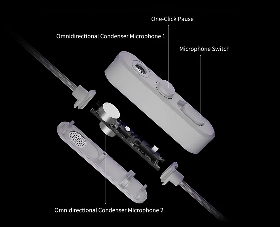 KZ Axas gaming earbuds dual microphones