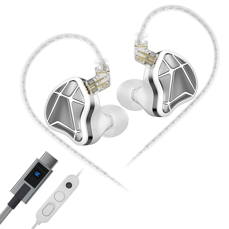 KZ Axas Gaming Earbuds White