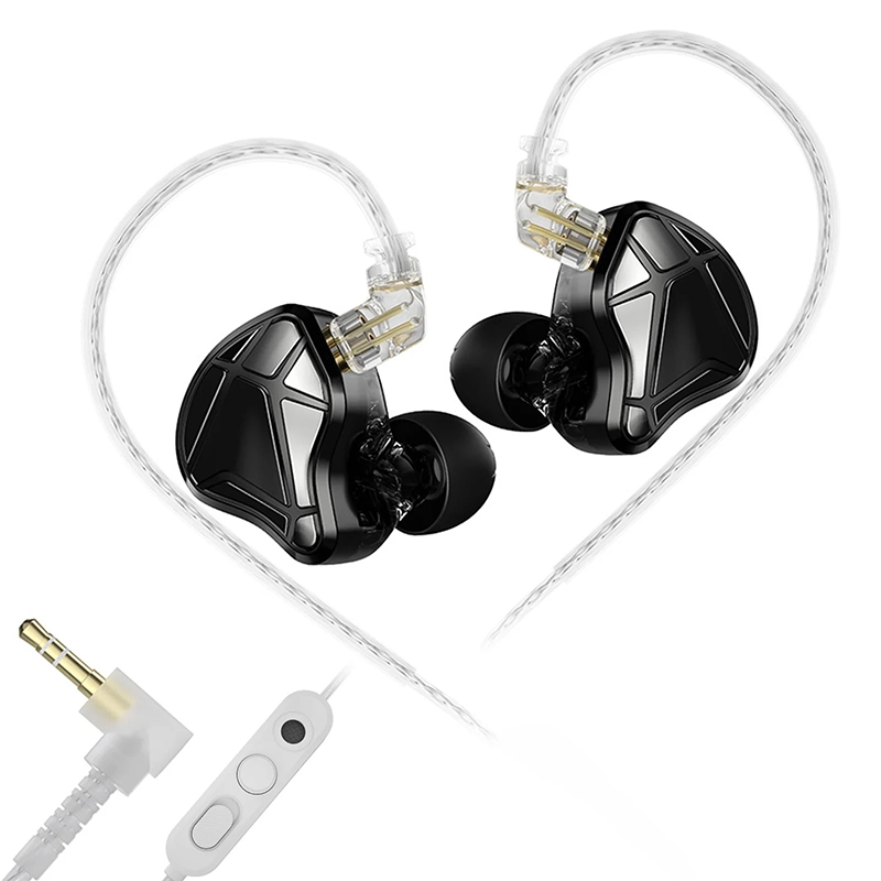 KZ Axas gaming earbuds Black