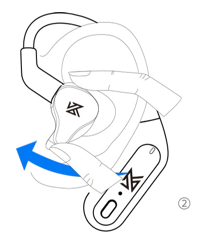 KZ AZ09 how to insert into the ear