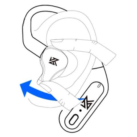 How to put into ear KZ AZ09 Pro ear hooks