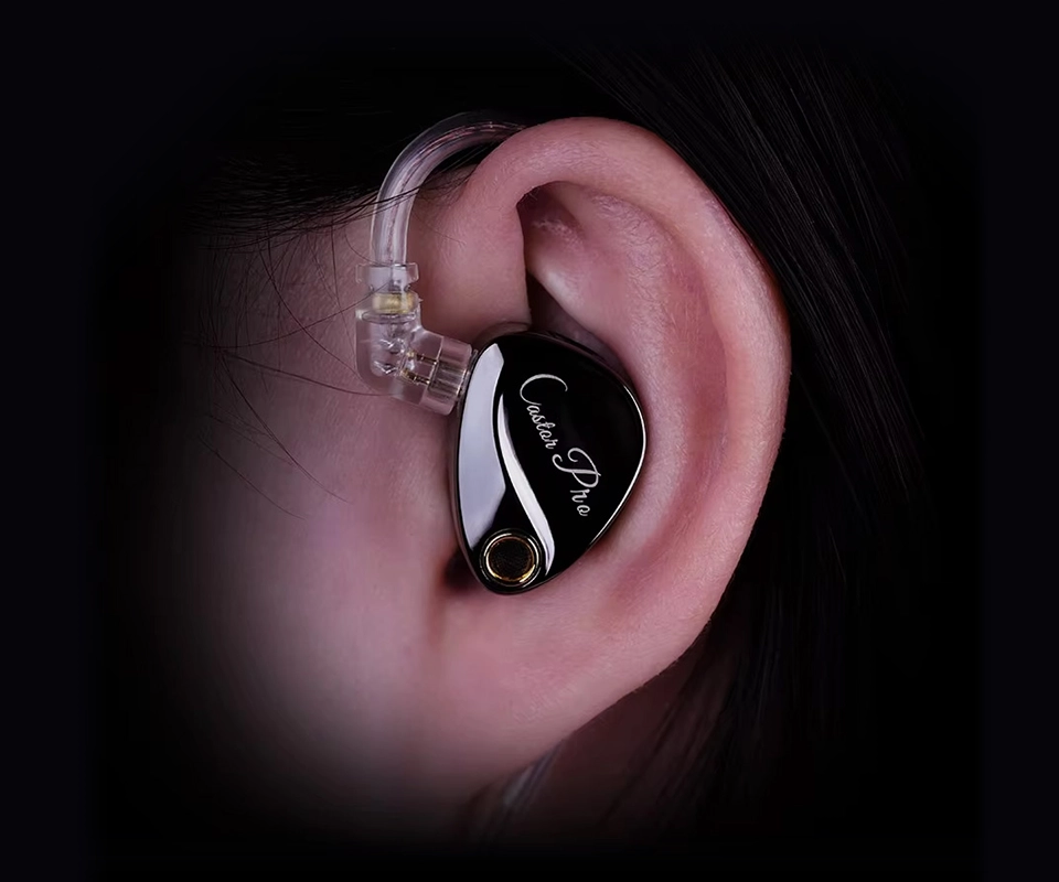 KZ Castor Pro in the ear