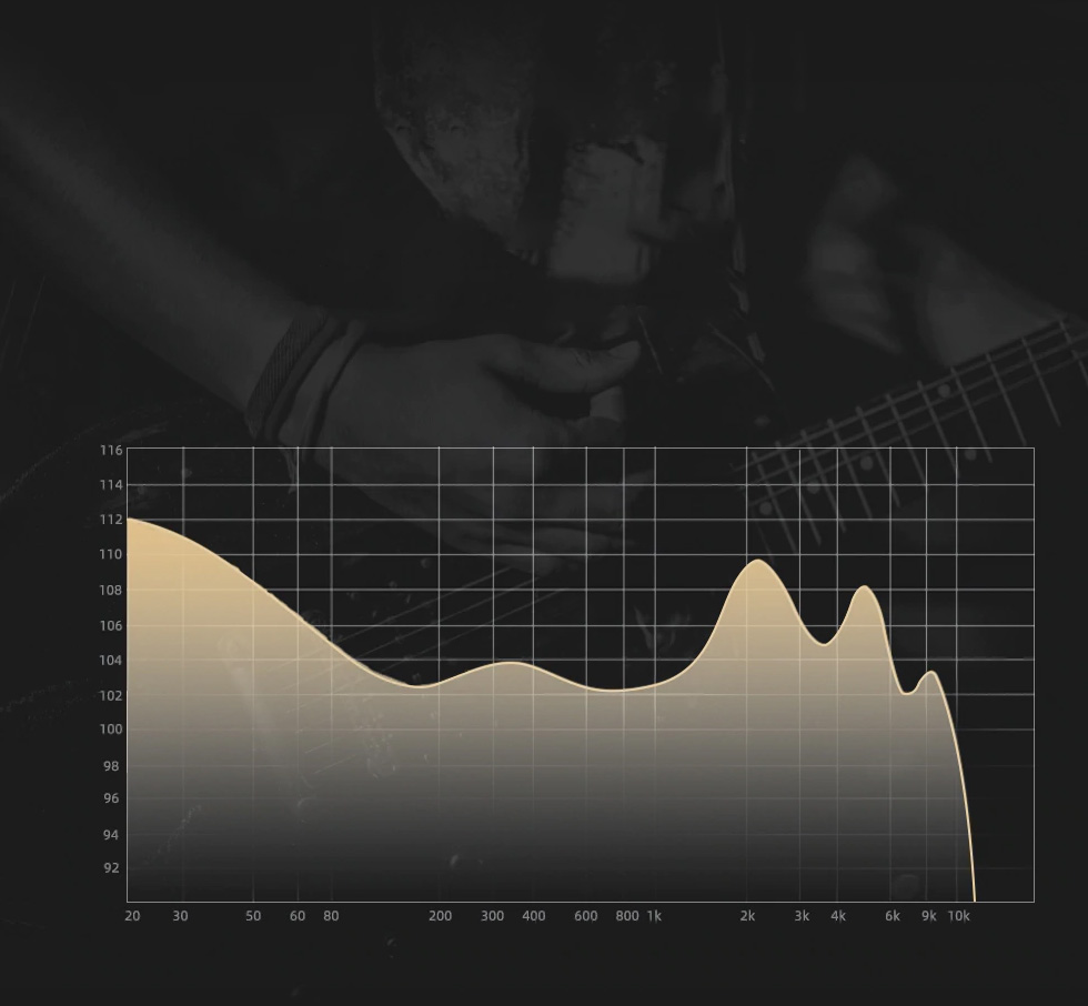 KZ DQ6 Amplitude-frequency response