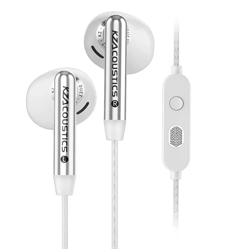 KZ Duet Porcelain White Type-C 