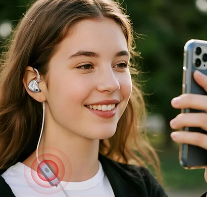 KZ Duonic outdoor call with mic