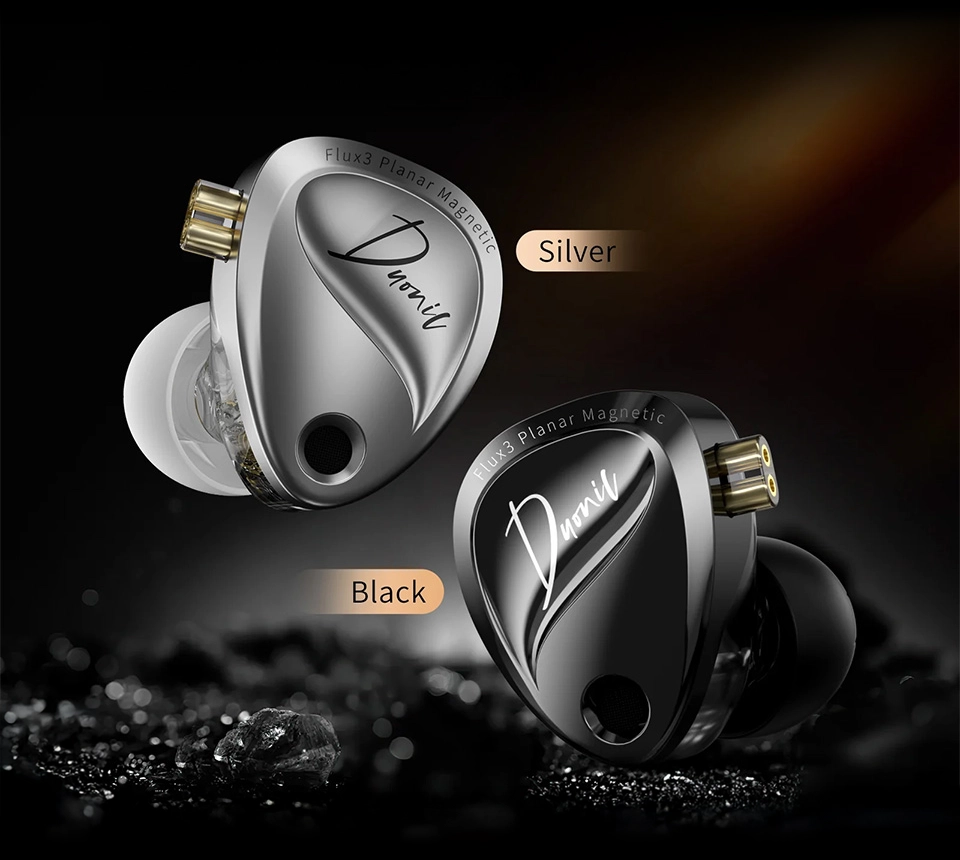 KZ Duonic black and silver