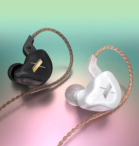 KZ EDX Pro Hi-Fi Bass Dual Magnetic Dynamic Earbuds with Mic