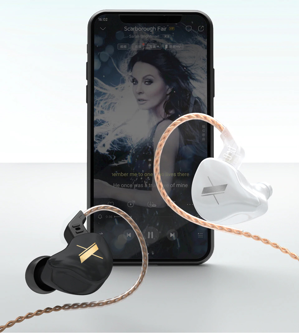 Audífonos Kz Edx Lite Monitores In Ear Hifi-edx- Pro-zsn-zst KZ