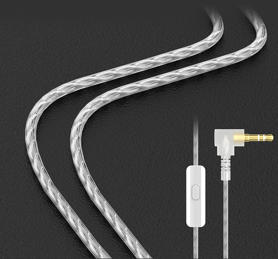 High-purity silver-plated cable