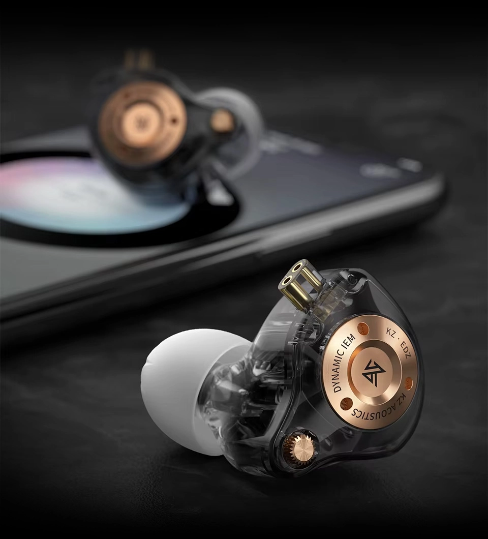 KZ EDZ next to smartphone