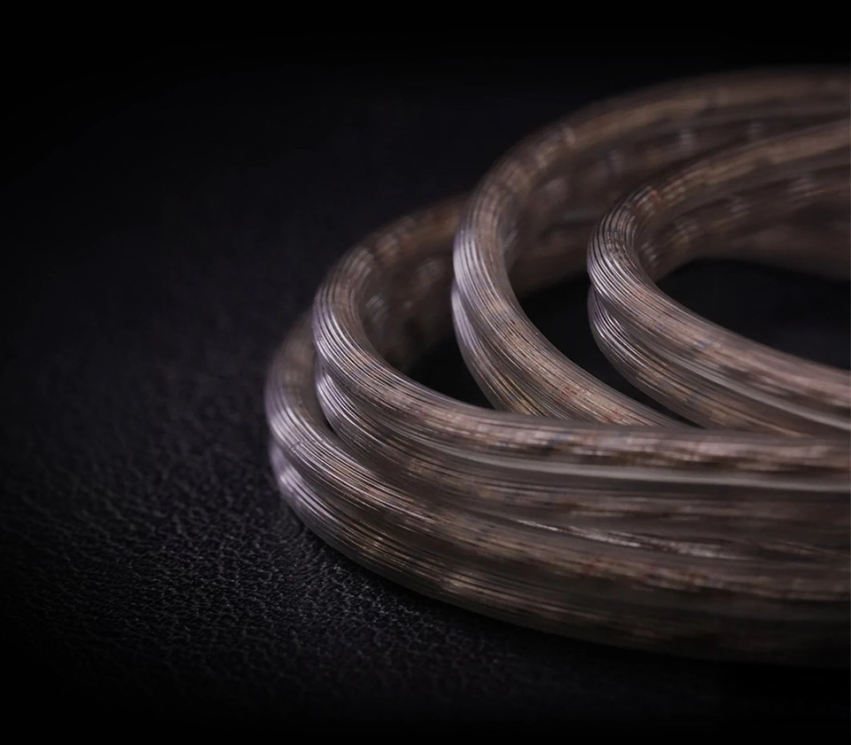 KZ Eldar OFC cable close-up