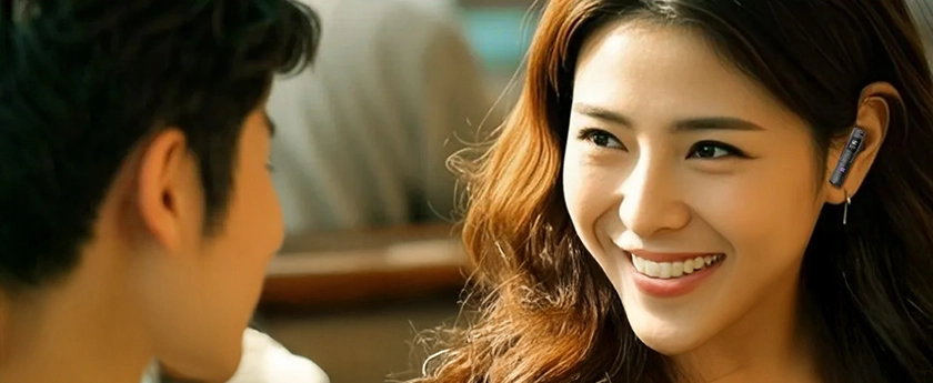 Smiling woman uses KZ Krio