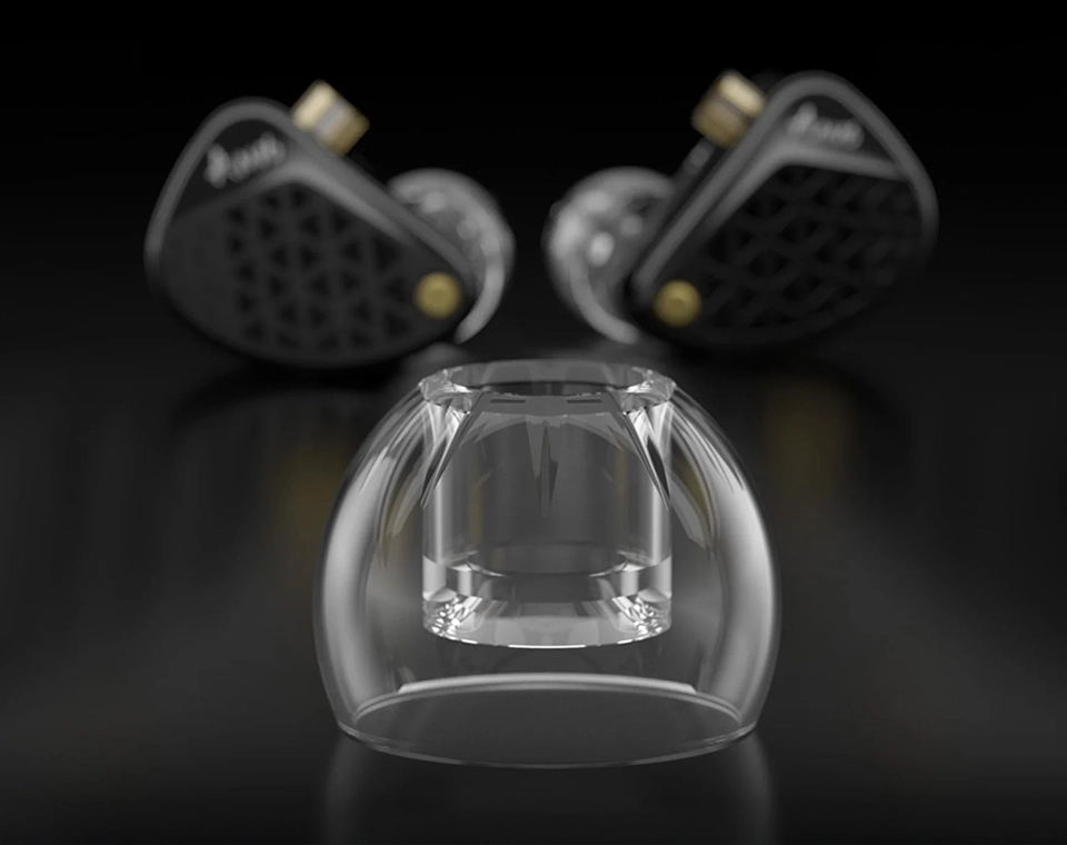 KZ LS01 next to earphones