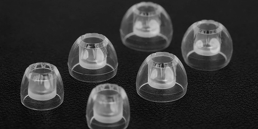 Six KZ LS01 ear tips