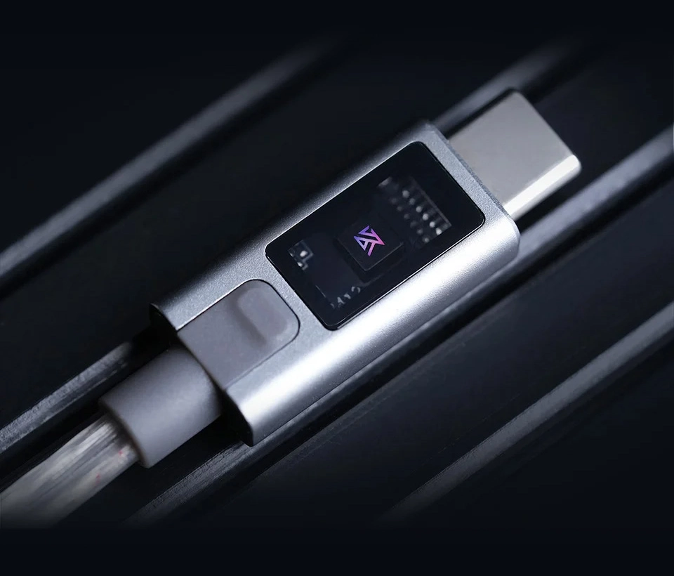 KZ M2 cable with USB-C and EQ tuner