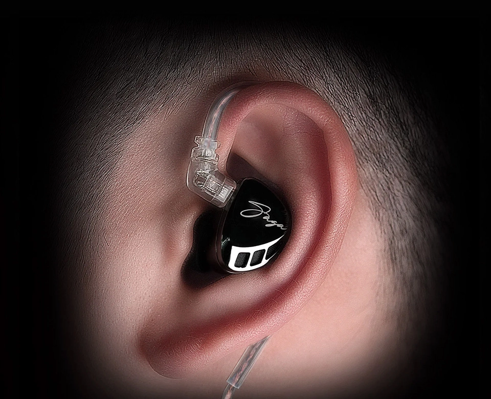 KZ Saga in the ear