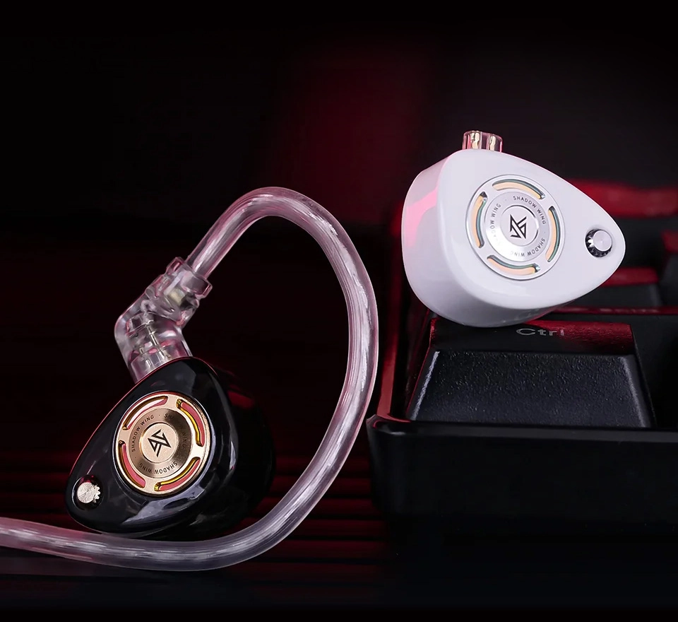 KZ Shadow Wing IEMs in Black and White