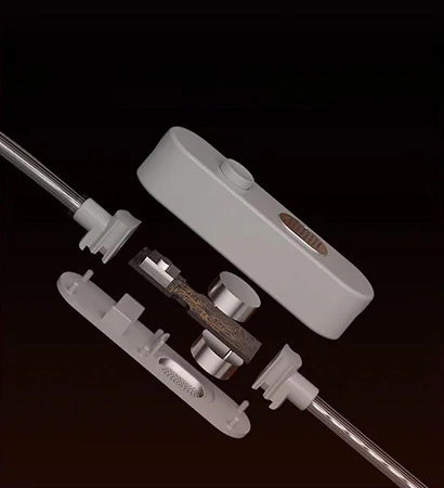 KZ Shadow Wing Dual-Microphone Module Exploded View