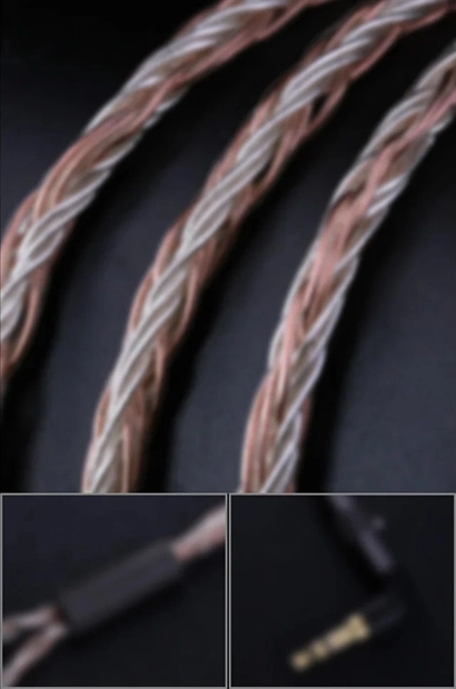 12C copper-silver braided cable