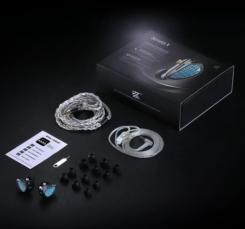 KZ Sonata X package contents