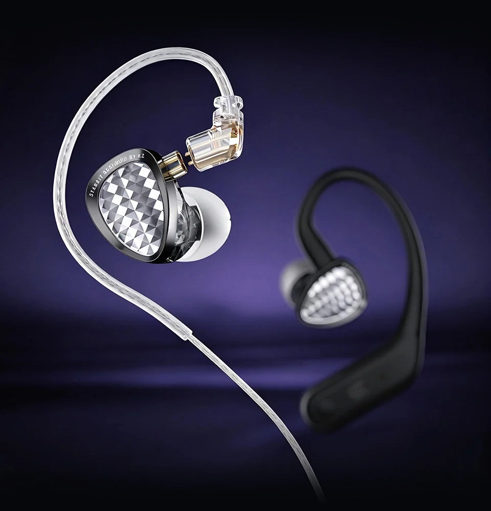 KZ Starbit earphones with detachable cables