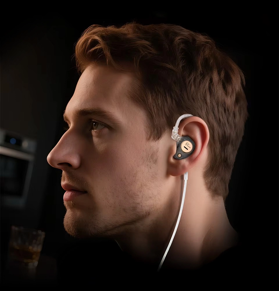 KZ Taurus earphones in ear