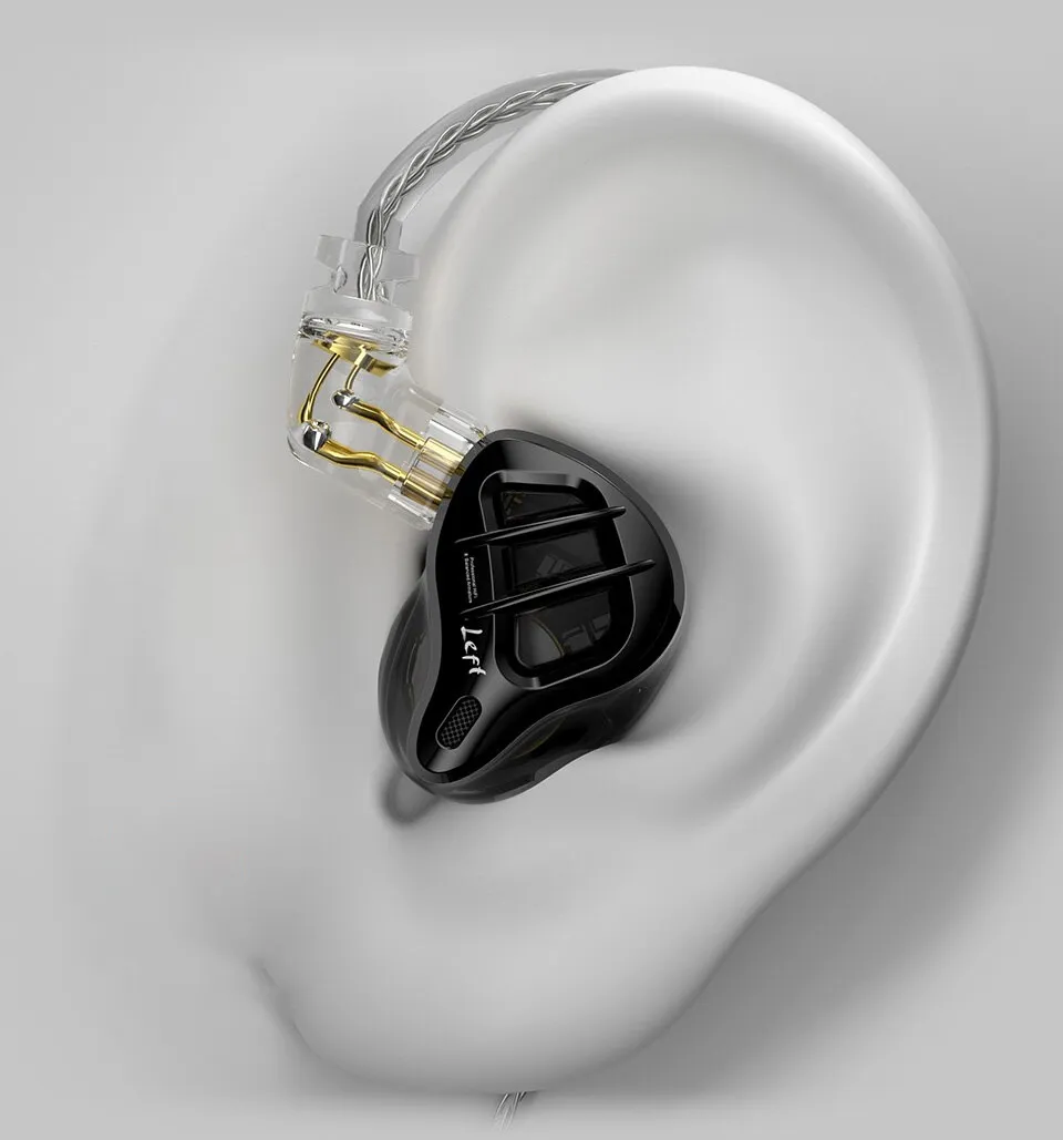 KZ ZAR Hybrid Driver In-ear Monitor 1DD + 7BA Auriculares HiFi 2Pin Con  Cable Música DJ Deporte Juego Earbud ZAX ZAD AST