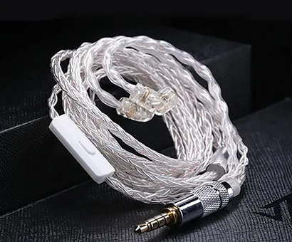 KZ ZAS Pro silver-plated cable