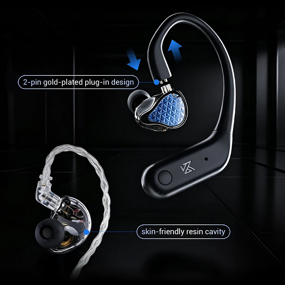 KZ ZAS Pro 2-pin cable design