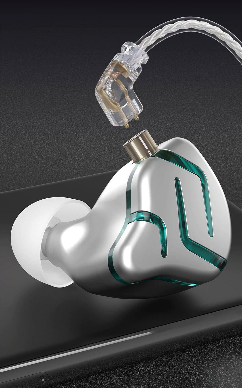 Auriculares In-ear Kz Zes Without Mic Hi-fi Monitoreo