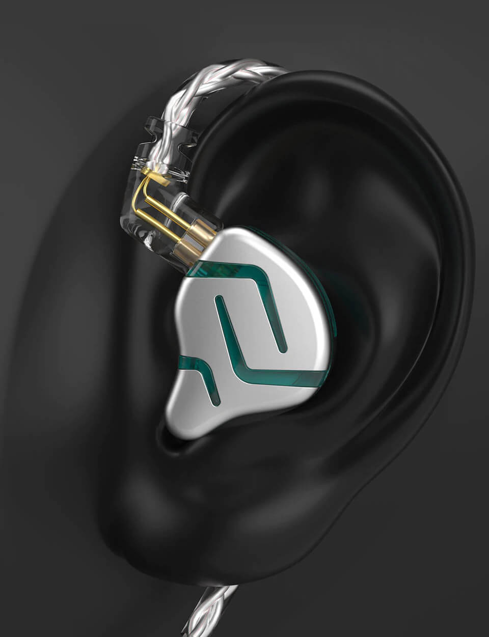 Auriculares In-ear Kz Zes Without Mic Hi-fi Monitoreo