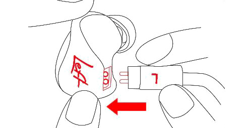 KZ ZS3 Wire Plugging Schematic How to plug