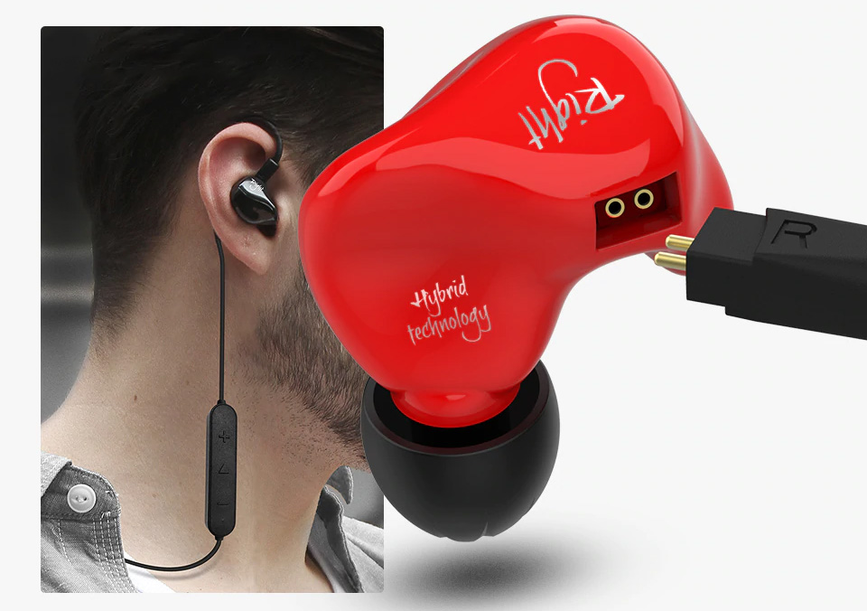 KZ ZS4 with bluetooth module