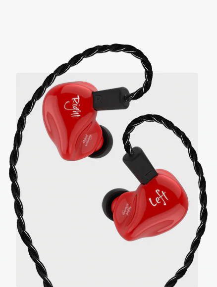 Red KZ ZS4 without mic