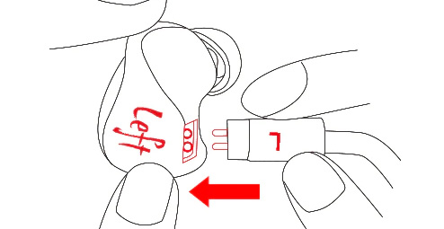 KZ ZS4 Wire Plugging Schematic How to plug