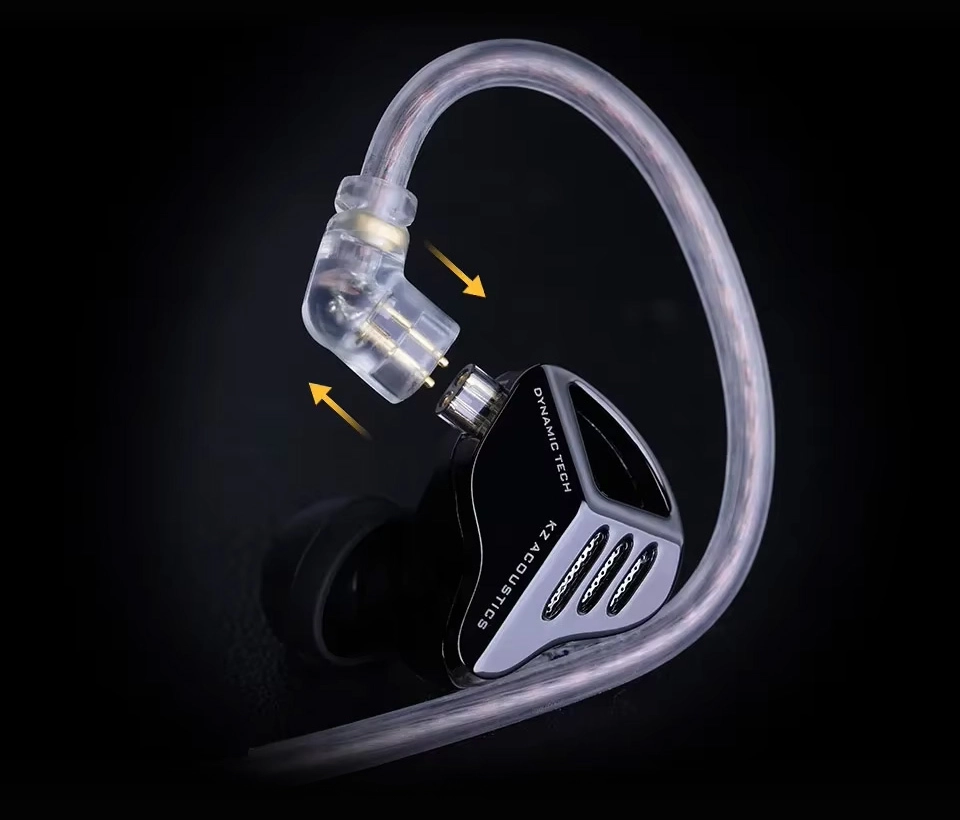 KZ ZVX Pro Detachable cable design