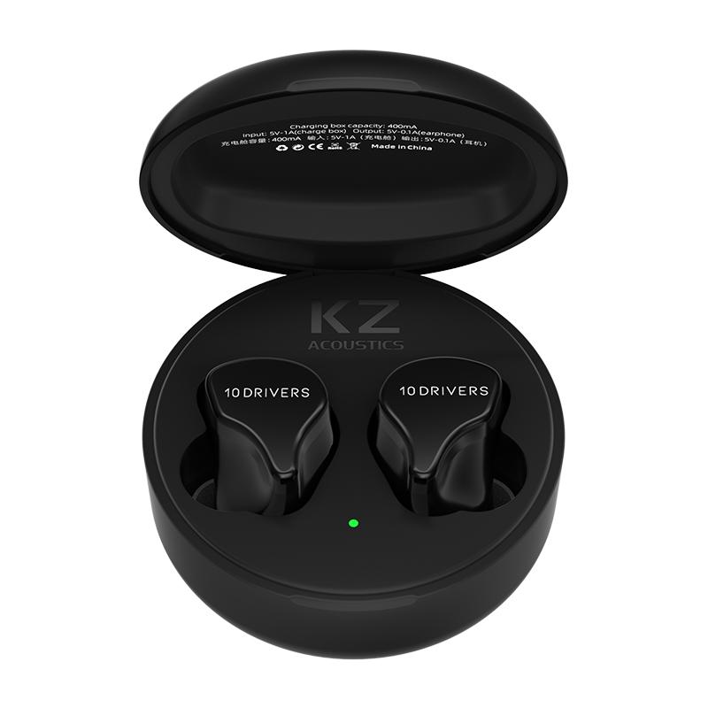 KZ VX10 Two earphones in the charging case