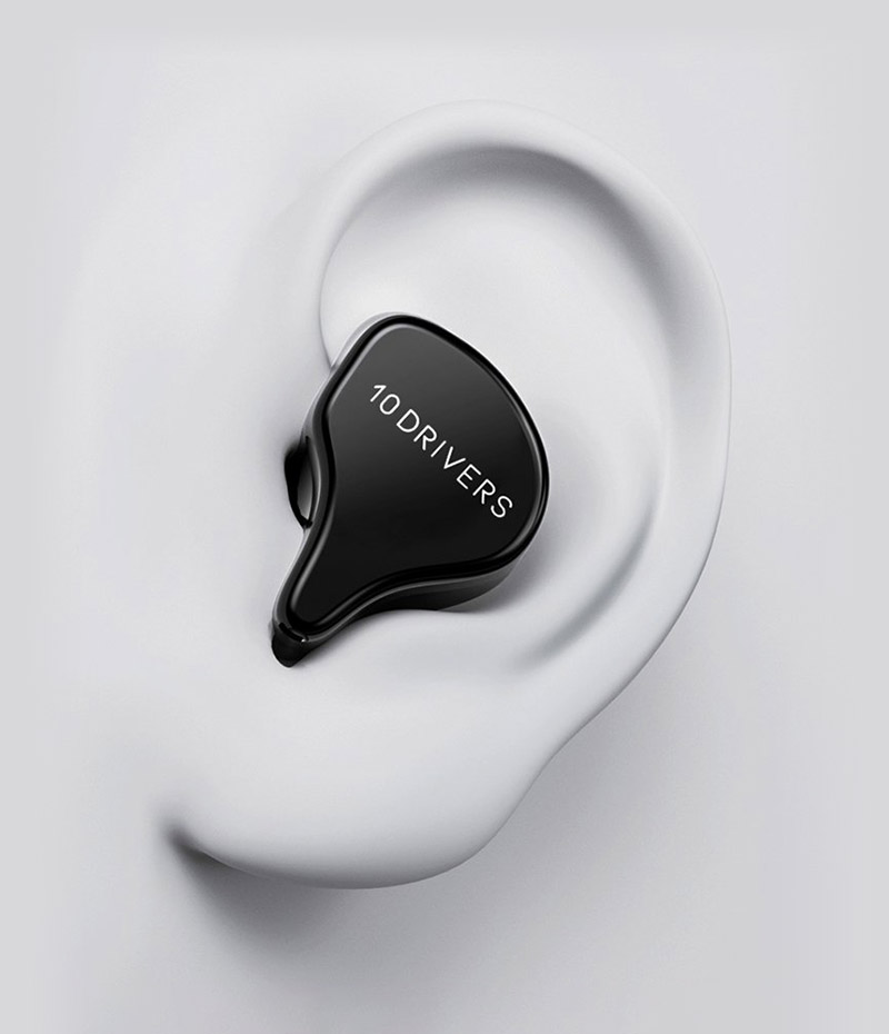 KZ VX10 Earphone in the ear